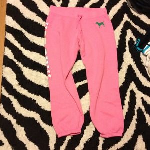 Reserved @jjetts2 Victoria's Secret pink sweats.