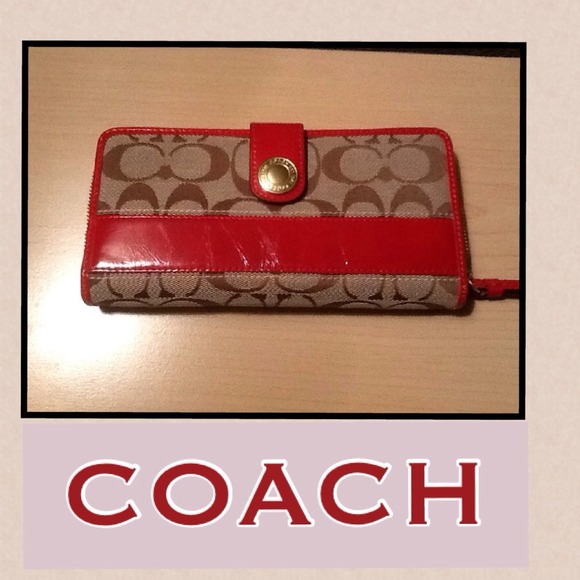 Authentic Signature Coach Wallet