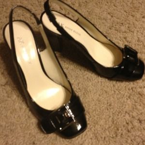 REDUCED again-Anne Klein black patent heels