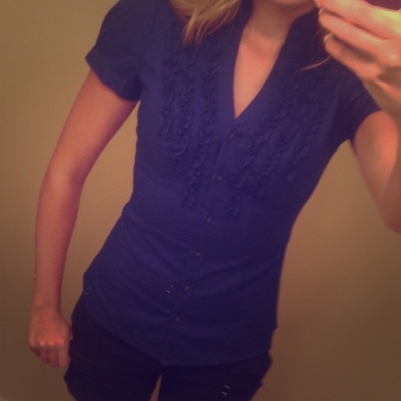 Express Ruffled Top