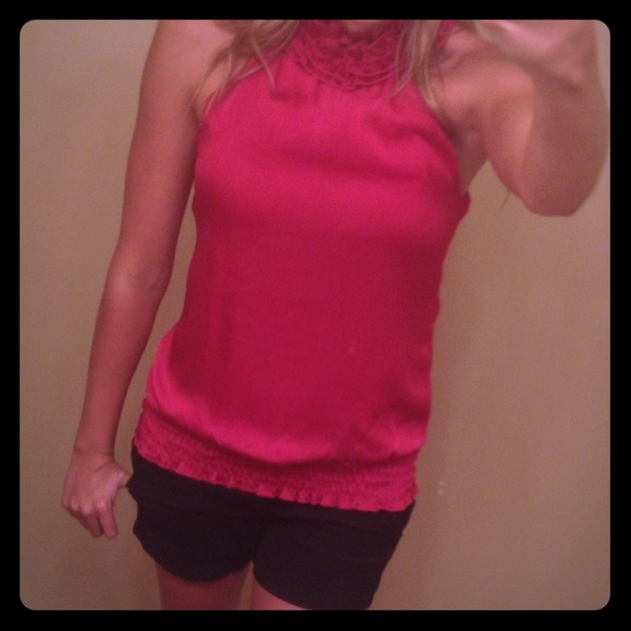 Hot Pink Dress Top