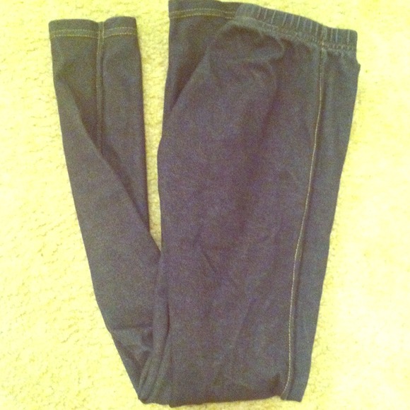 Blue jeggings