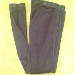 Blue jeggings