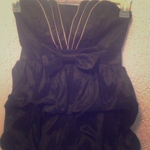 Cupcake black dress with a mermaid top