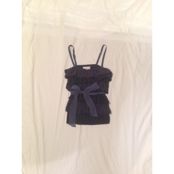 Abercrombie and Fitch ruffle cami SMALL