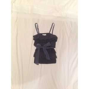 Abercrombie and Fitch ruffle cami SMALL