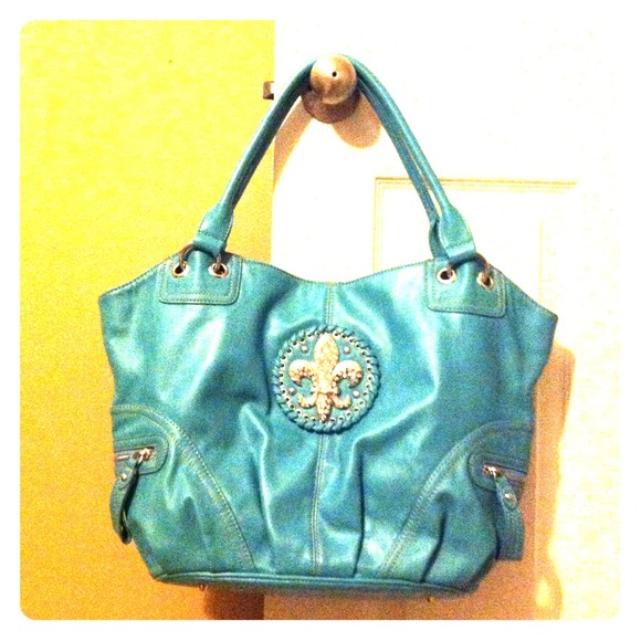 Fleur-De-Lis Handbags - 🎀 turquoise purse 🎀