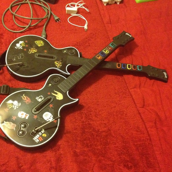 Xbox 360 guitar controls