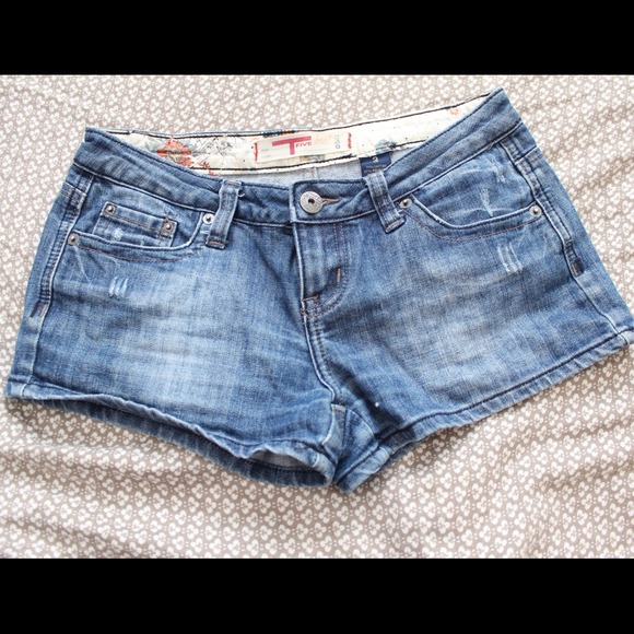 T Five Denim Shorts