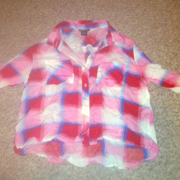 Plaid Crop top