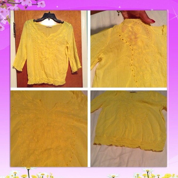 Beautiful yellow top👍💕😘🎀
