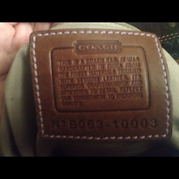 Authentic Patchwork Coach Purse - Picture 2 of 3