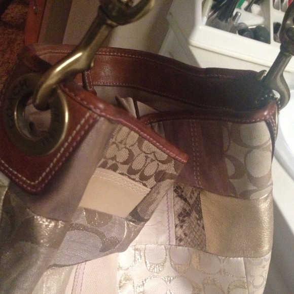 Authentic Patchwork Coach Purse - Picture 3 of 3