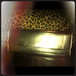 ALDO Silver Clutch