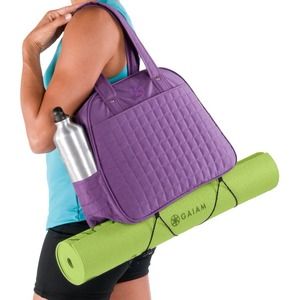 Gaiam Purple Metro Bag👍