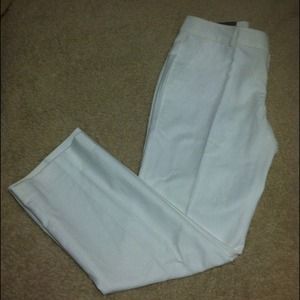 Cropped White Pants