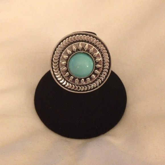 New Silver and Turquoise Ring