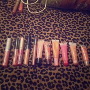 Lipglosses. Different name brands