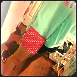 NWT Pink stud crossbody