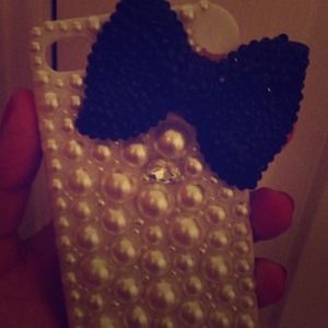 Pearl&bow iPhone 4/4s case