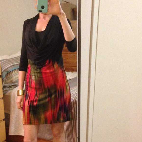 Maggy London form fitting black dress - Picture 1 of 4