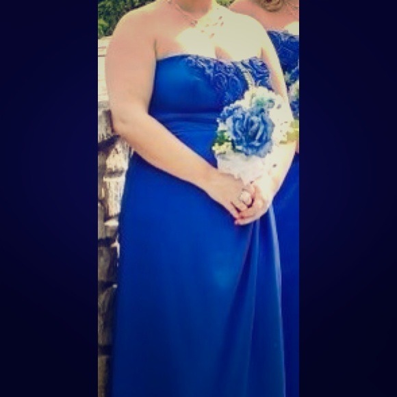 David's Bridal bridesmaid dress