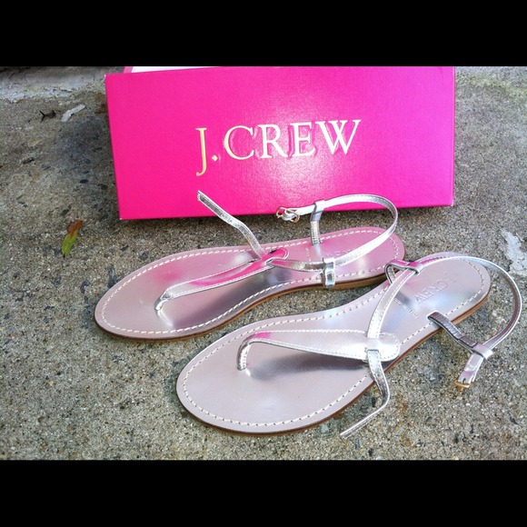 J. Crew T-strap Sandals
