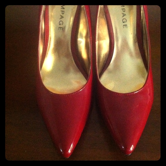 Sexy red heels. Hot, hot, hot