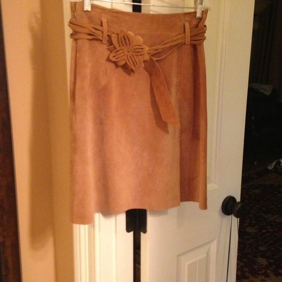 ETCETERA  Suede skirt