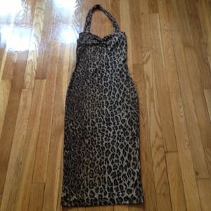 Dolce and Gabbana leopard dress: practically new