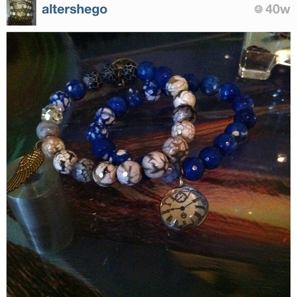 Blue bracelet