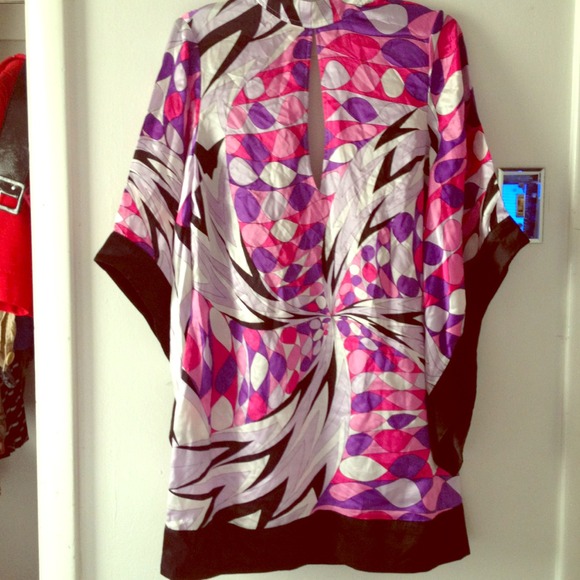BeBe Keyhl Swirl Dress Shirt and Steve Madden Boot