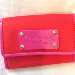 Red/pink change purse