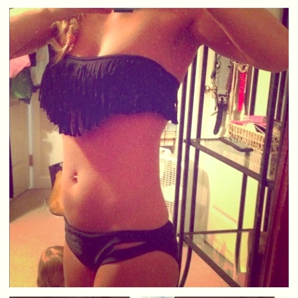 Sold!!!!!Cute black brand new swim suit