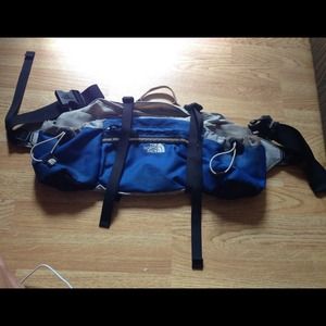 North face blue waist/butt pack