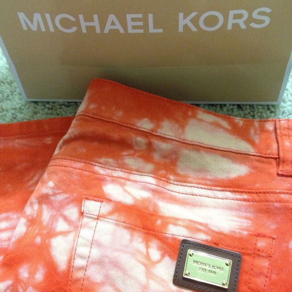 Sold! Michael Kors Mandarin Tie Dye Jeans