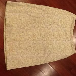 Gap floral A line skirt.