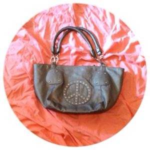 Grey Leather Bag