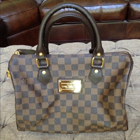 SOLD inspired Louis Vuitton Damier speedy handbag