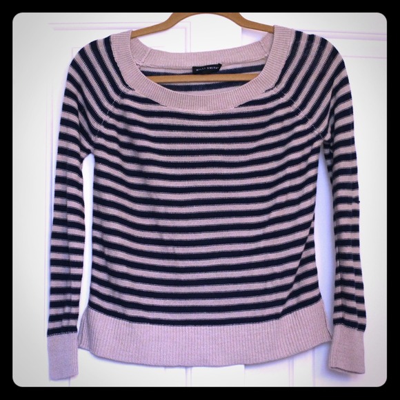 WILLI SMITH navy/grey sweater