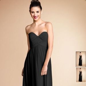 Donna Morgan 'Laura'RuchedSweetheart Chiffon Gown