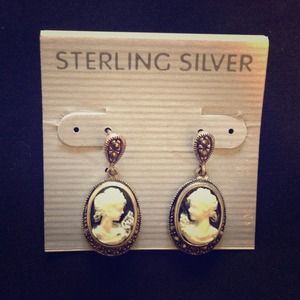 Cameo earrings