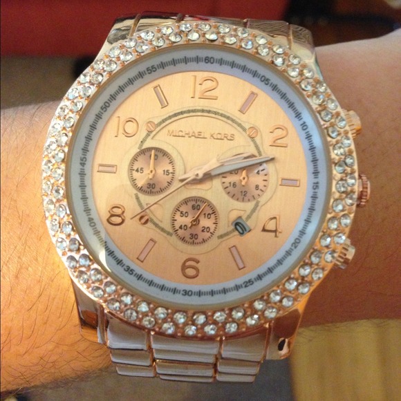 🚫Traded🚫Michael Kors Rose Gold Inspired Watch