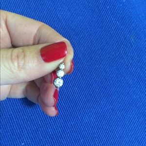 Reduced💵 Diamonique simulated diamond earrings 💕