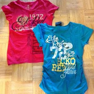 🎽Lot Of 2 Ecko Red Medium Shirts🎽