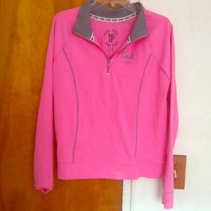 ⭐Traded⭐ Pink Yoga track jacket Size M