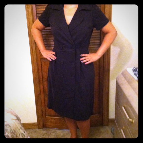 Calvin Klein Dresses & Skirts - Clavin Klein Double breasted Dress!!!