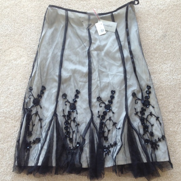 NWT 🎉🎊HOST PICK on 10/13!!🎉🎊 Black bead skirt