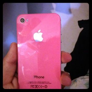 Pink iphone 4 back cover