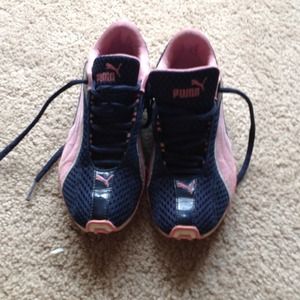 Puma tennis shoes.